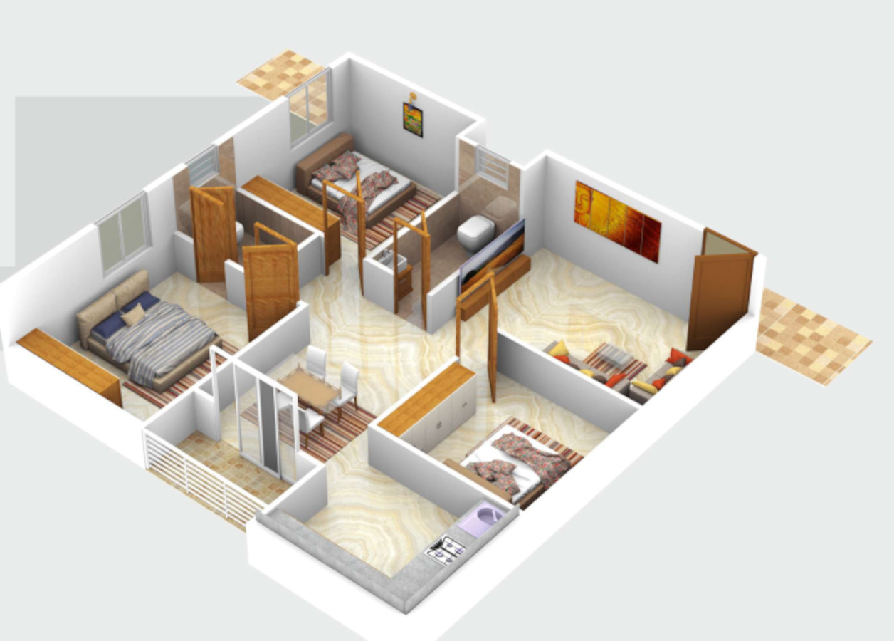 3DFloorPlan of Neni Sathvik Signature