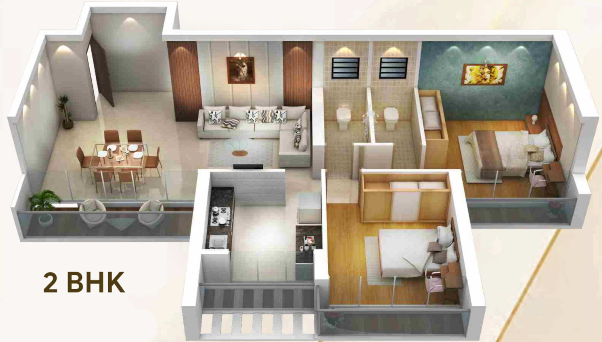 3DFloorPlan of VM Mohan Samah