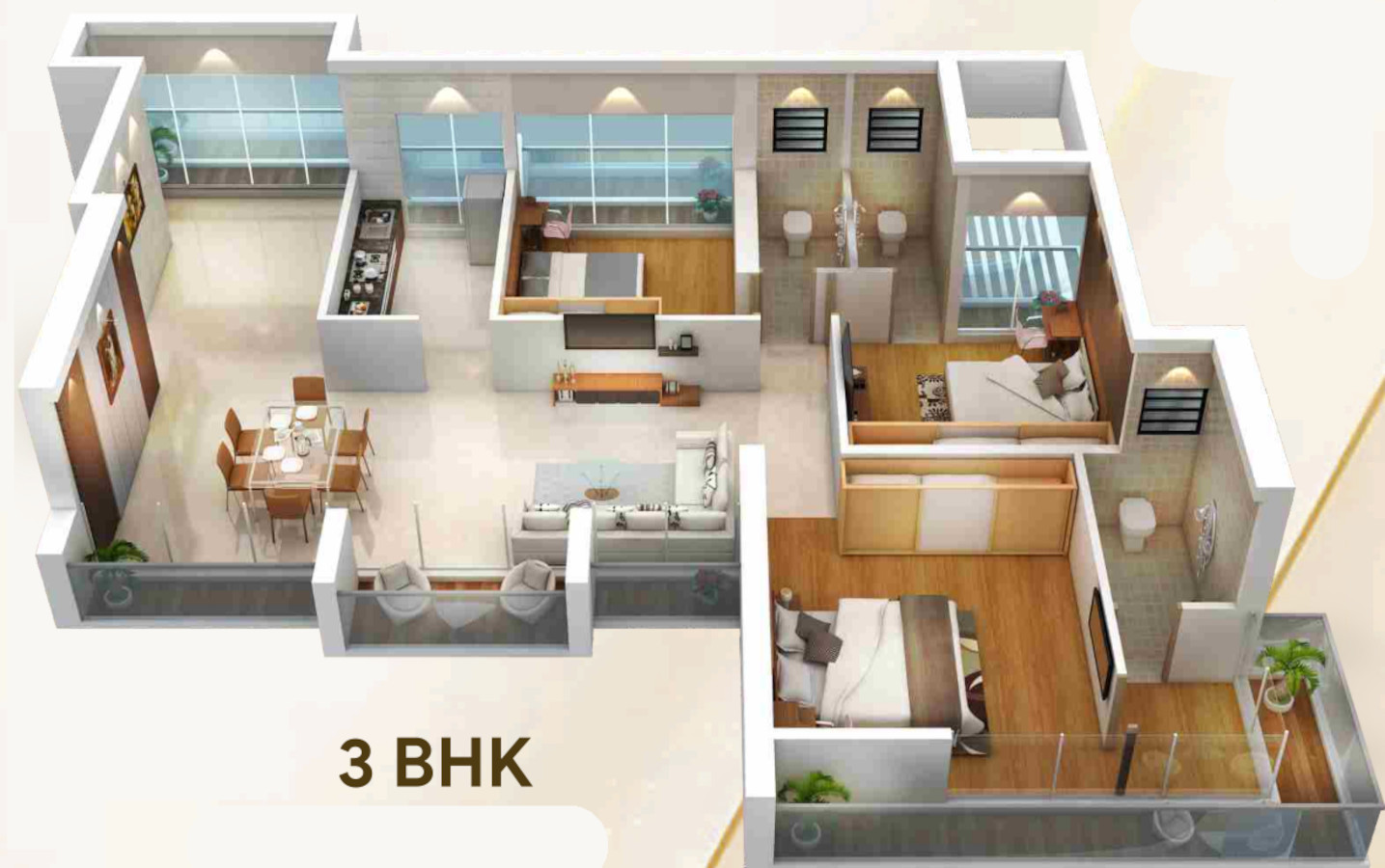 3DFloorPlan of VM Mohan Samah