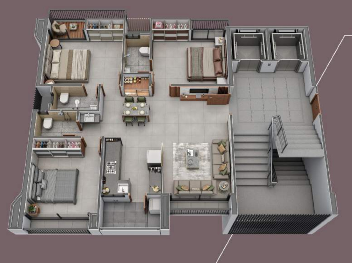 3DFloorPlan of Santvan Lexon