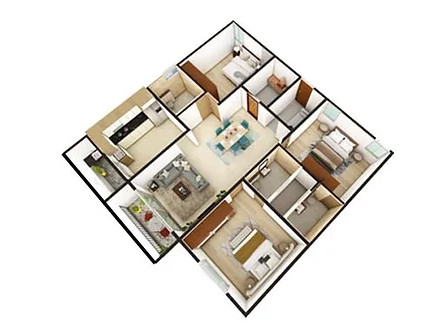 3DFloorPlan of Tapovan Tranquil