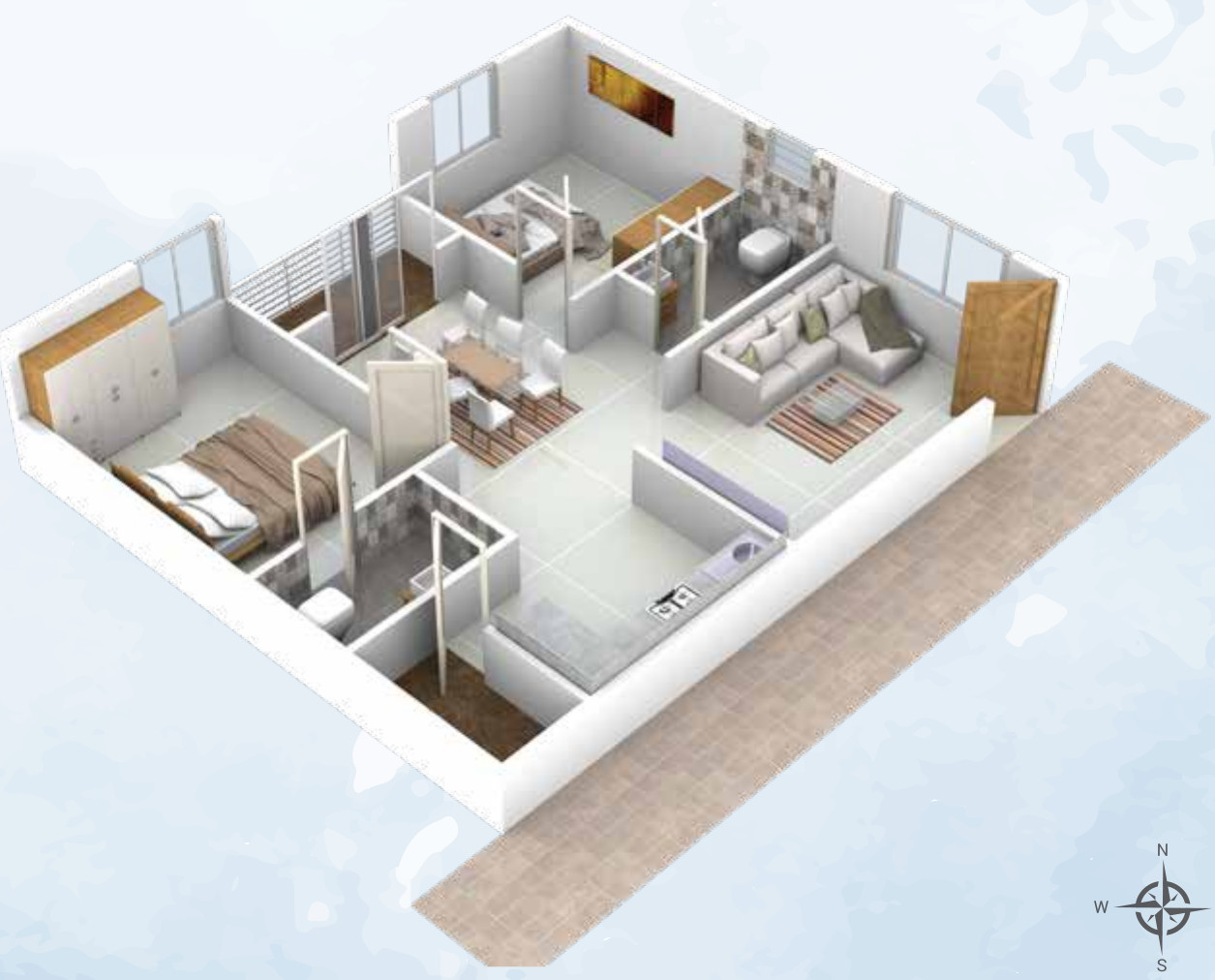 3DFloorPlan of ISR Udayam
