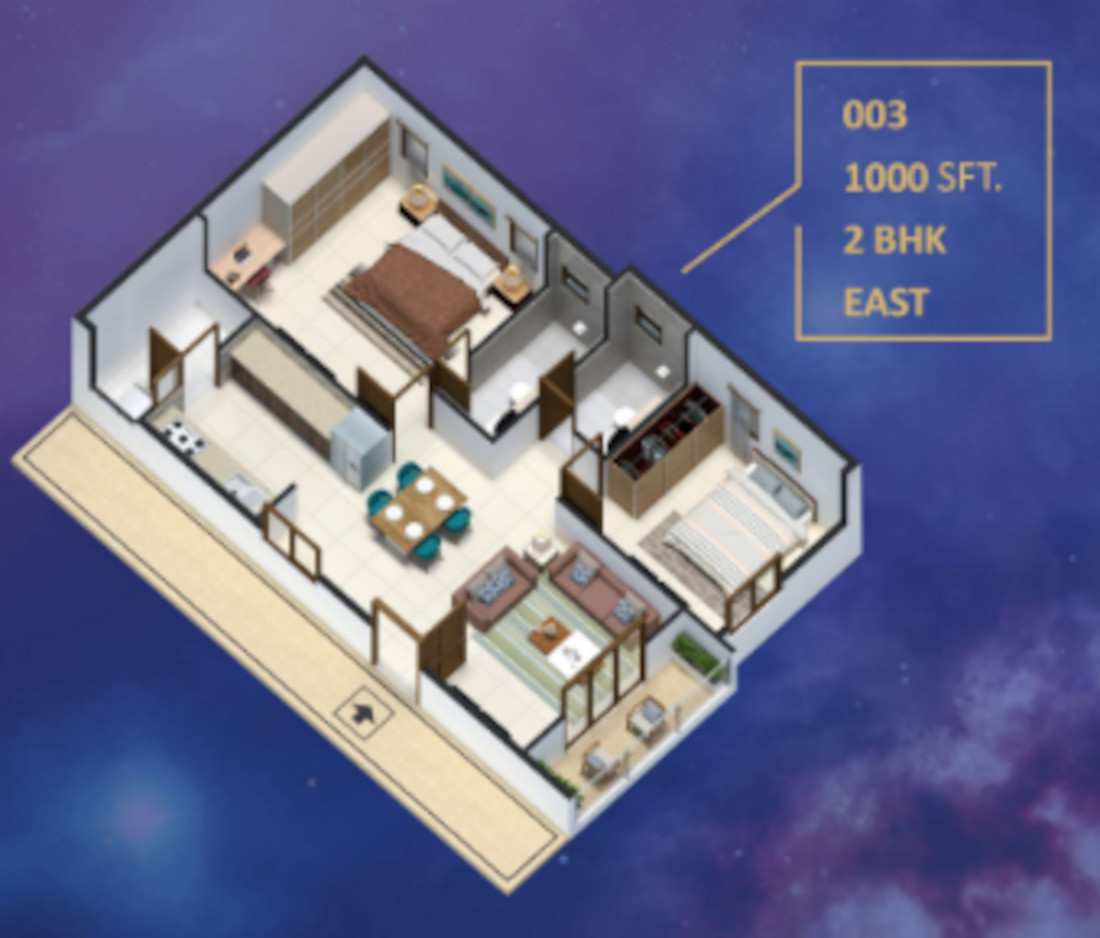 3DFloorPlan of Jaya Galaxy