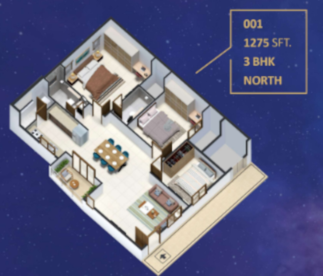 3DFloorPlan of Jaya Galaxy