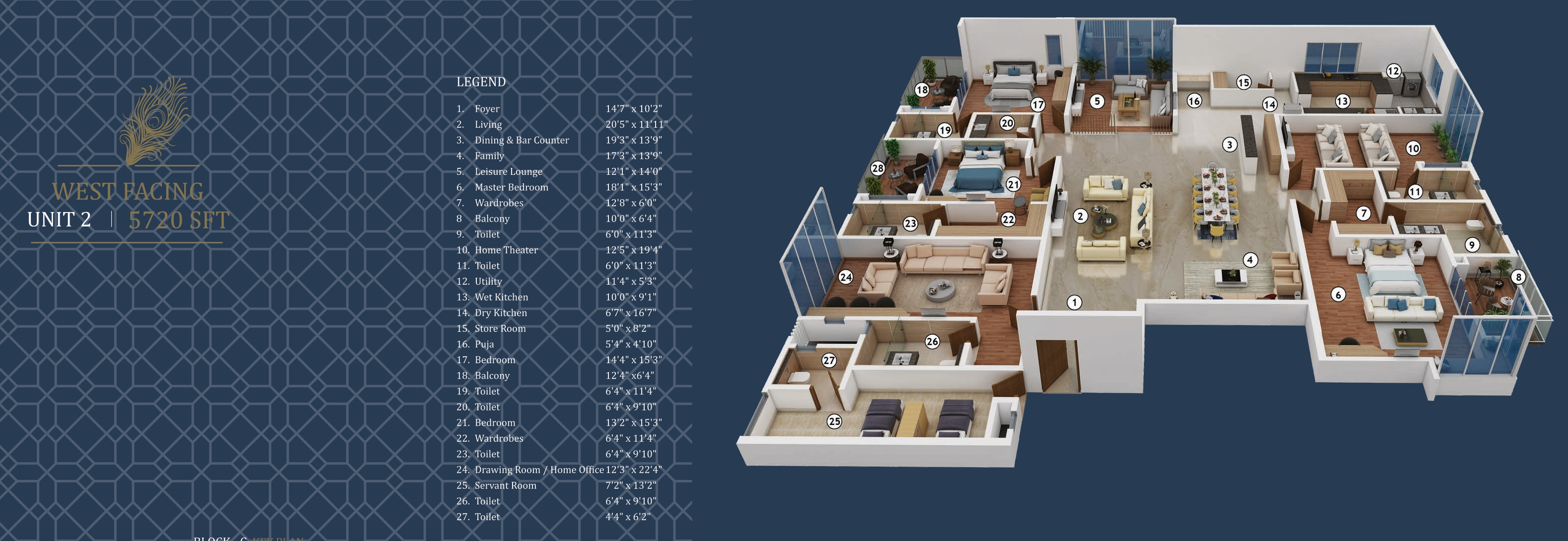 3DFloorPlan of Bollineni Panache