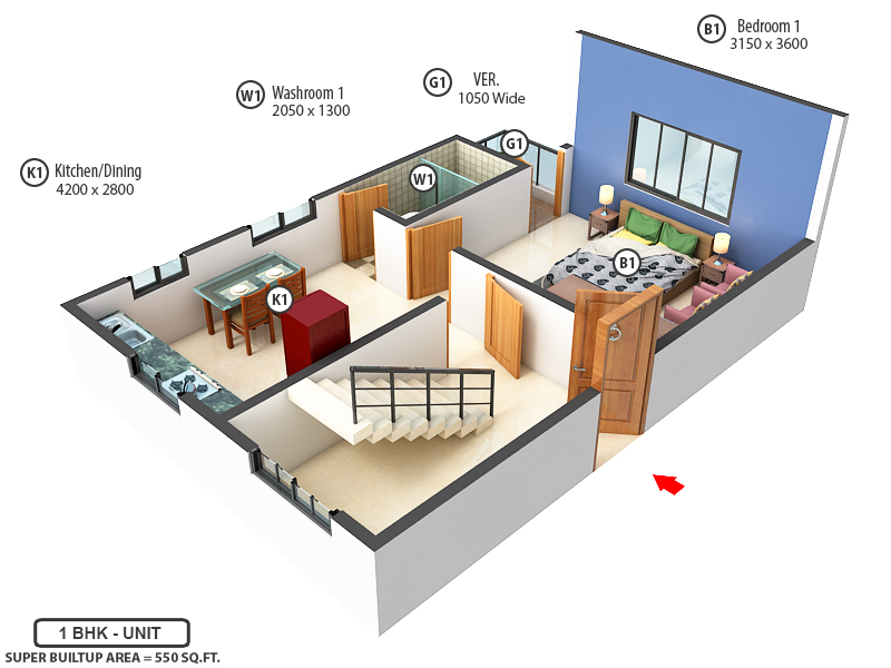 3DFloorPlan of S Prothoma