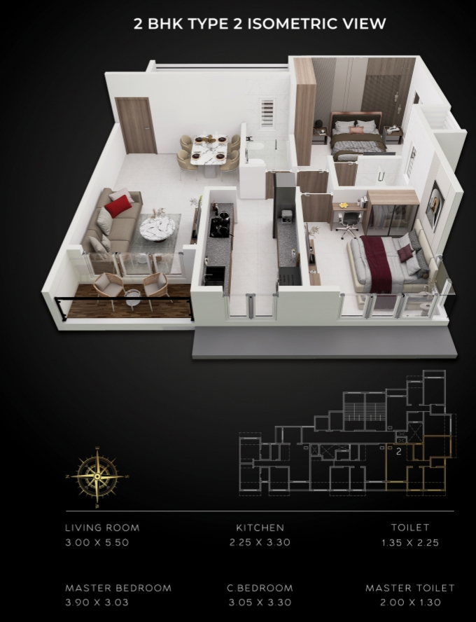 3DFloorPlan of Tiruma Sai Seasons Mayfair
