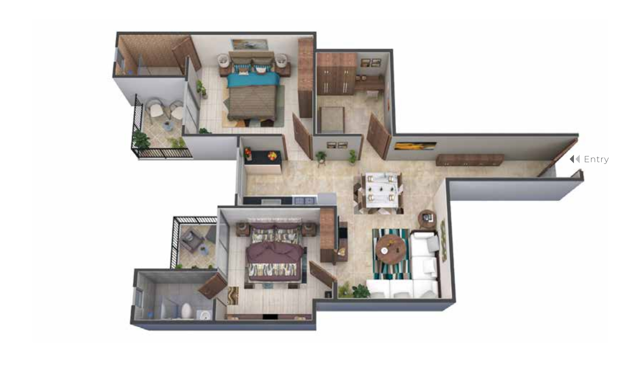 3DFloorPlan of Ganga Tathastu 35