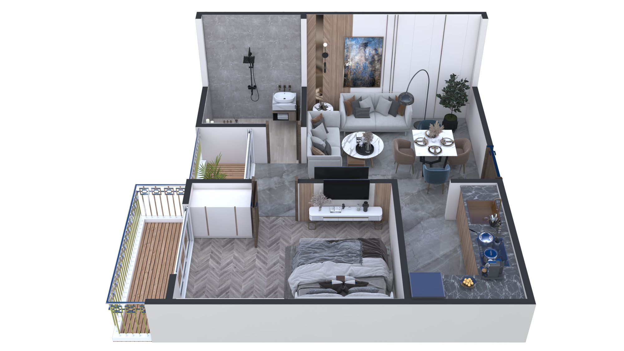 3DFloorPlan of Tirupati Paradise