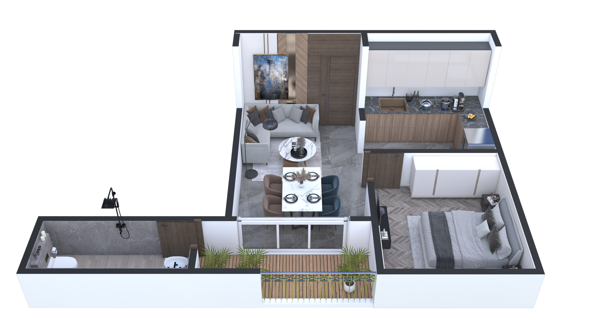 3DFloorPlan of Tirupati Paradise