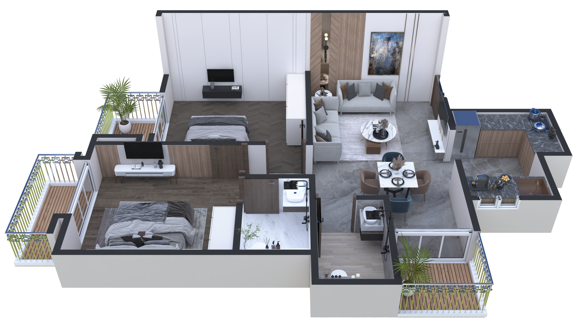 3DFloorPlan of Tirupati Paradise