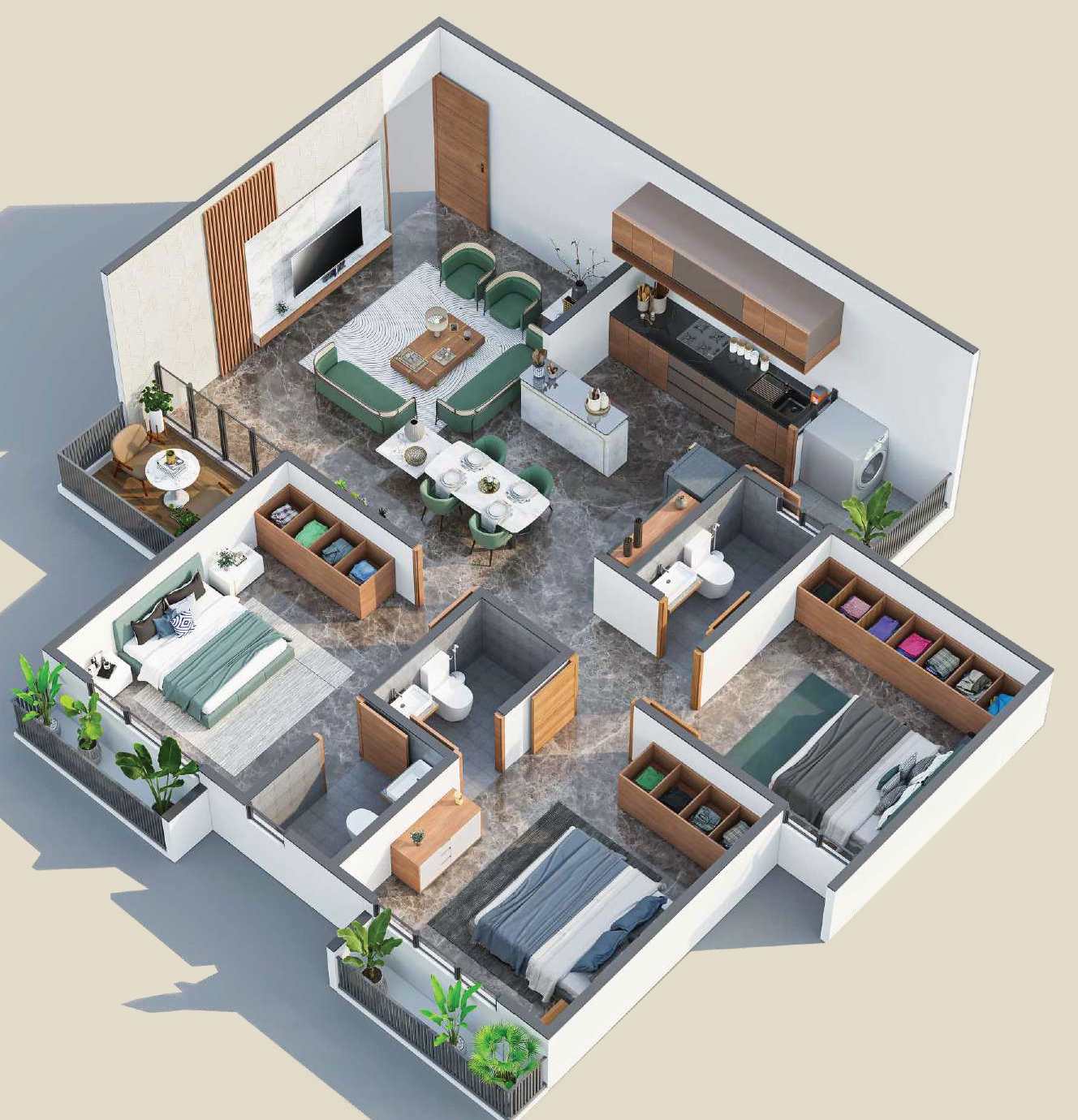 3DFloorPlan of PNP The Capital
