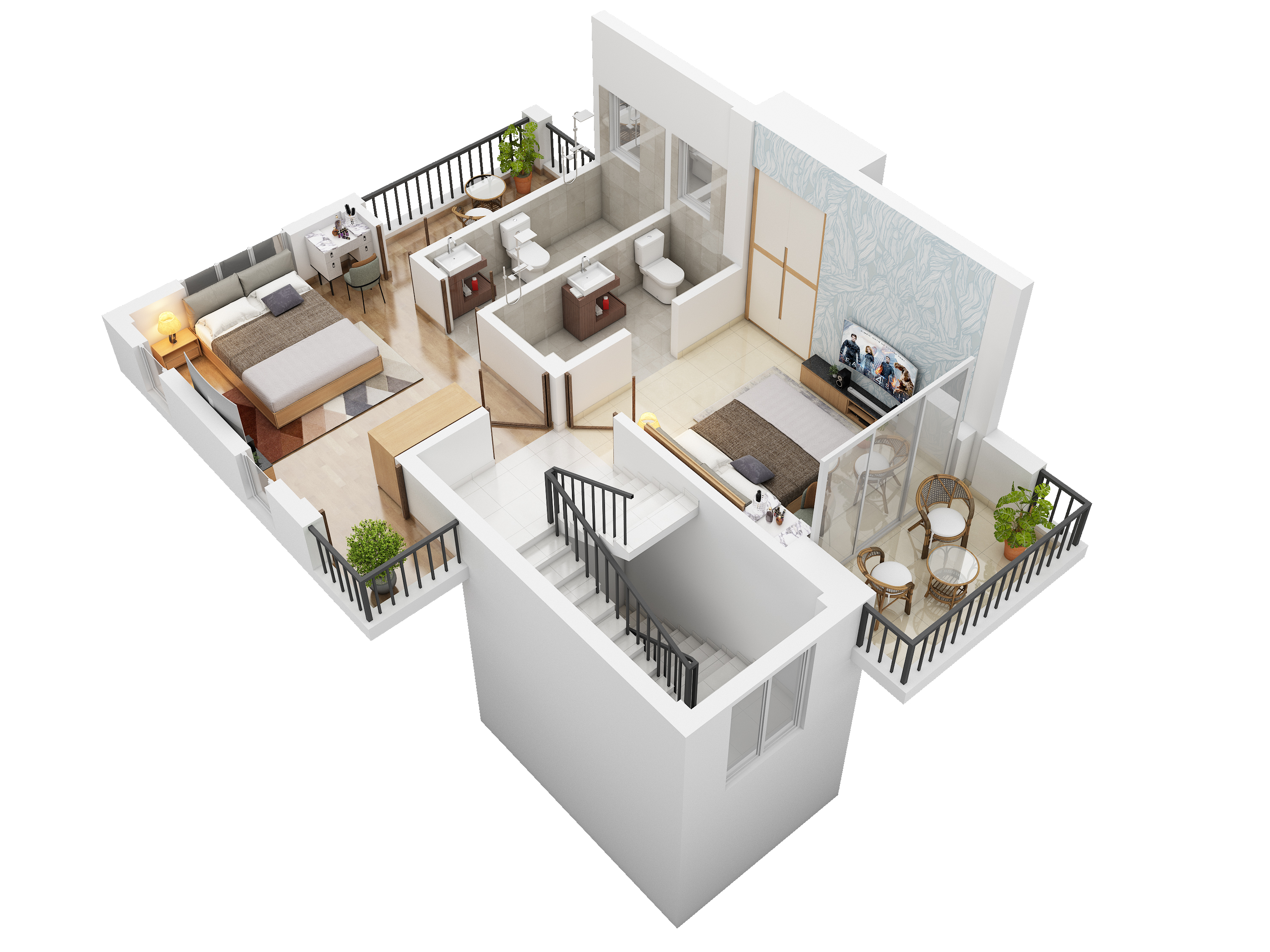 3DFloorPlan of Sonar Gaon Phase 2