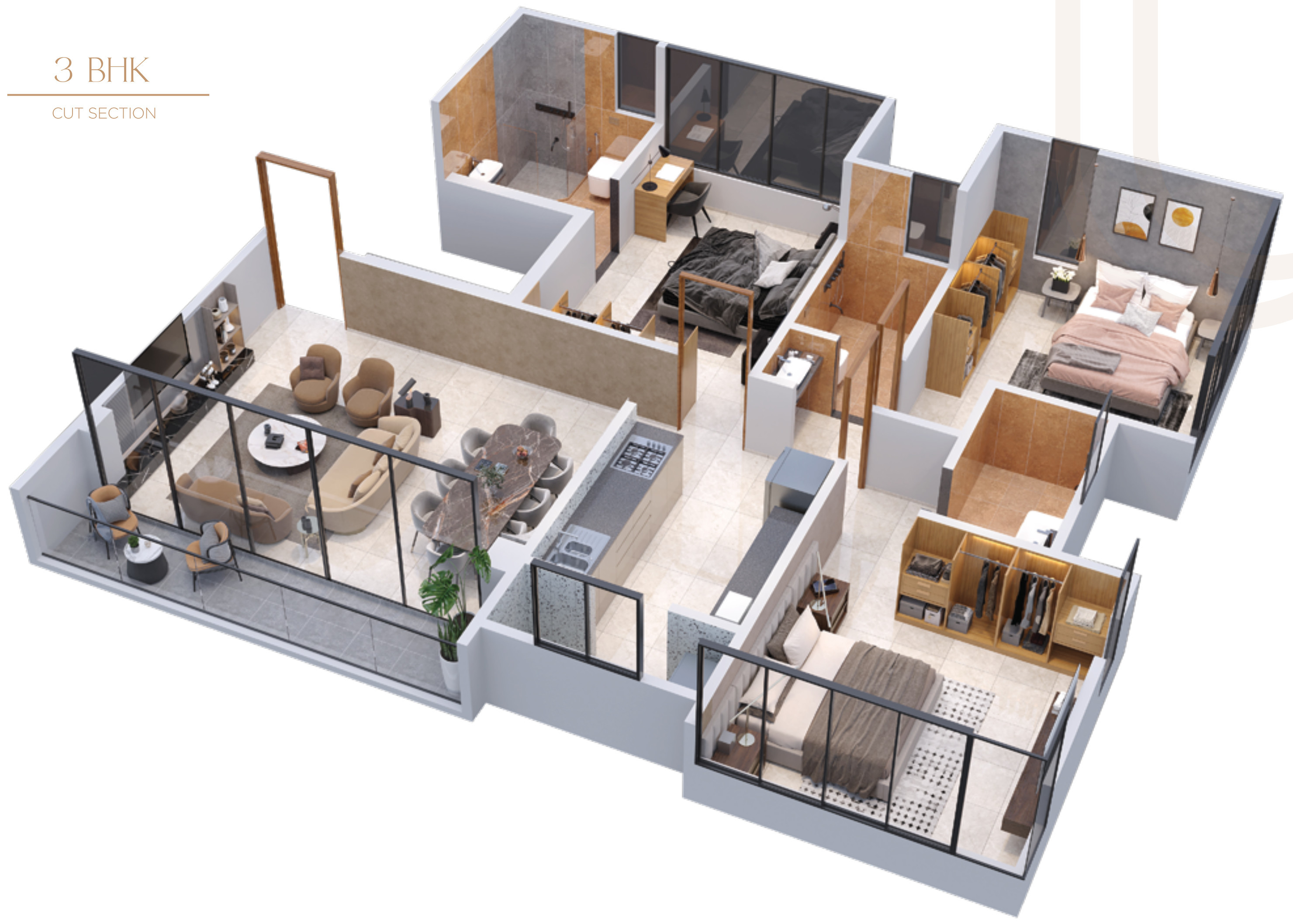 3DFloorPlan of D And T Prathamesh