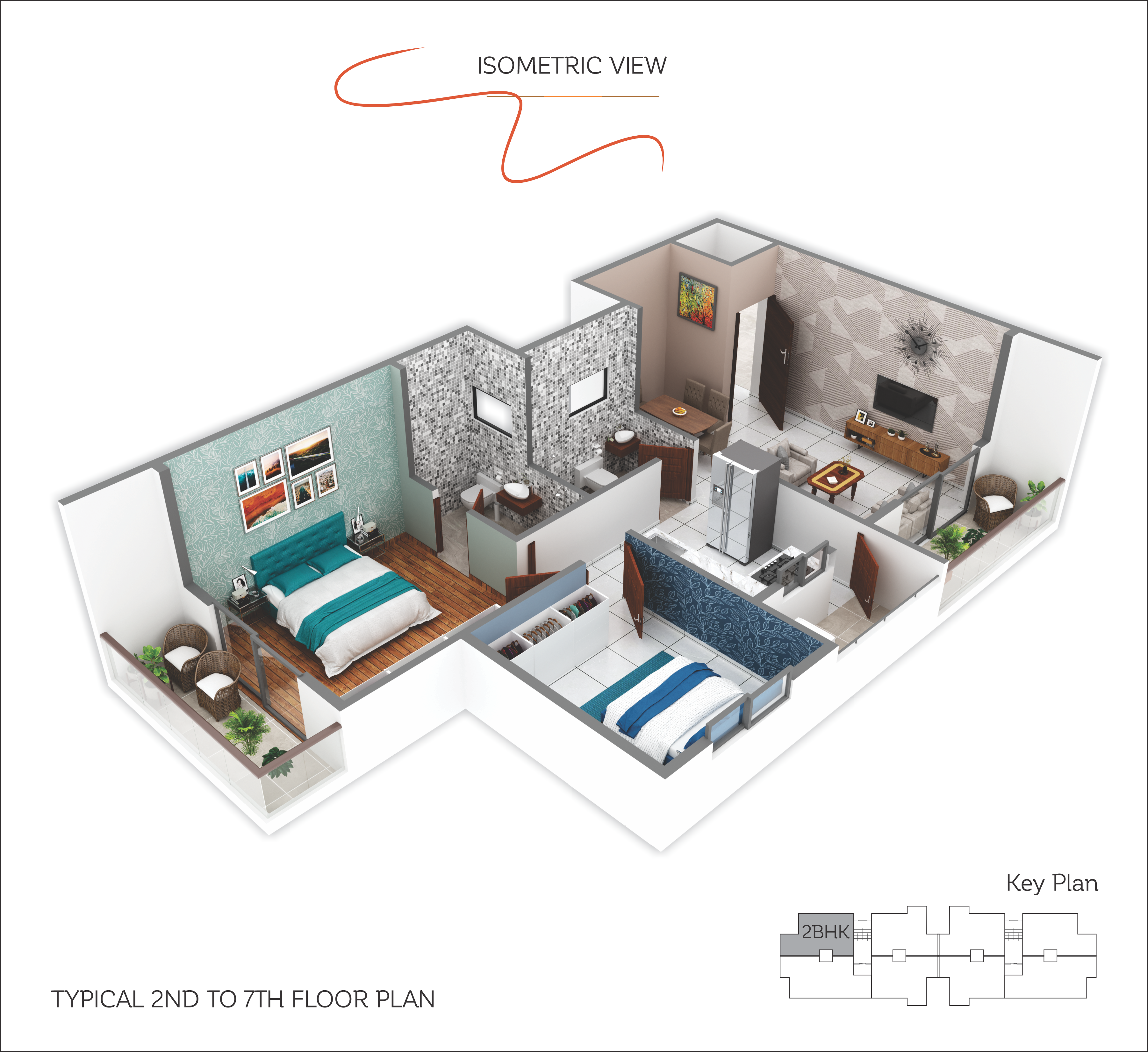 3DFloorPlan of MEHER GANGA