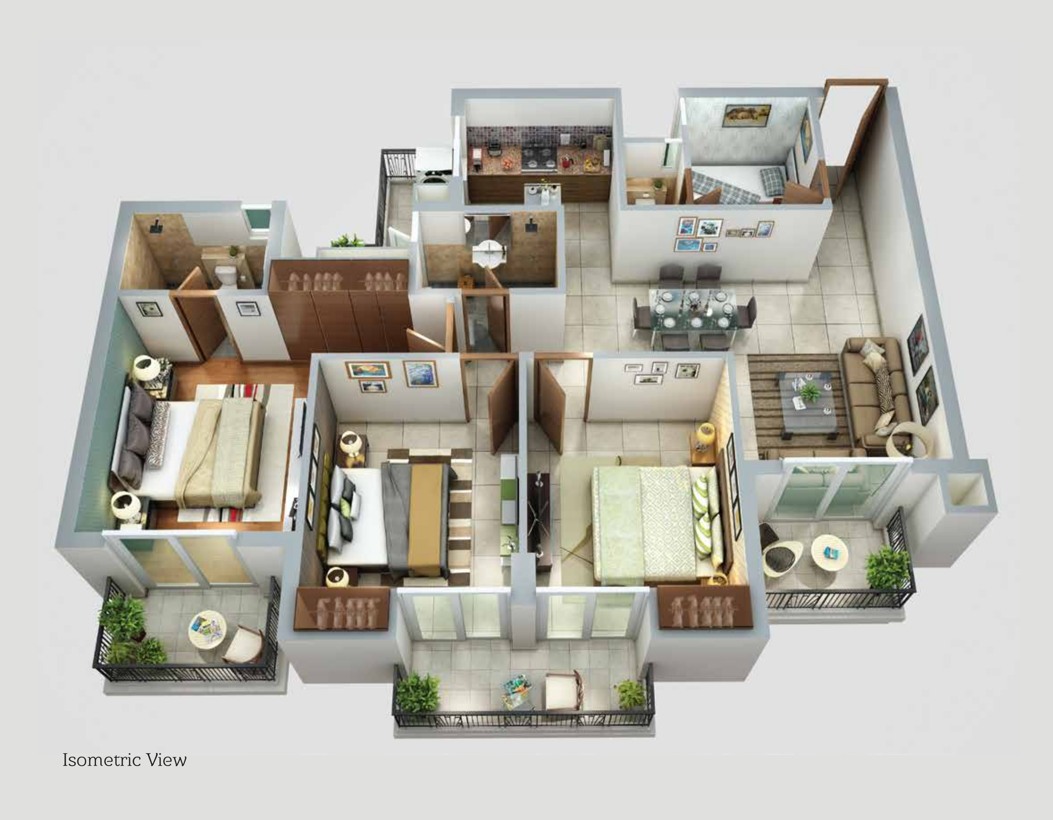 3DFloorPlan of ATS Happy Trails
