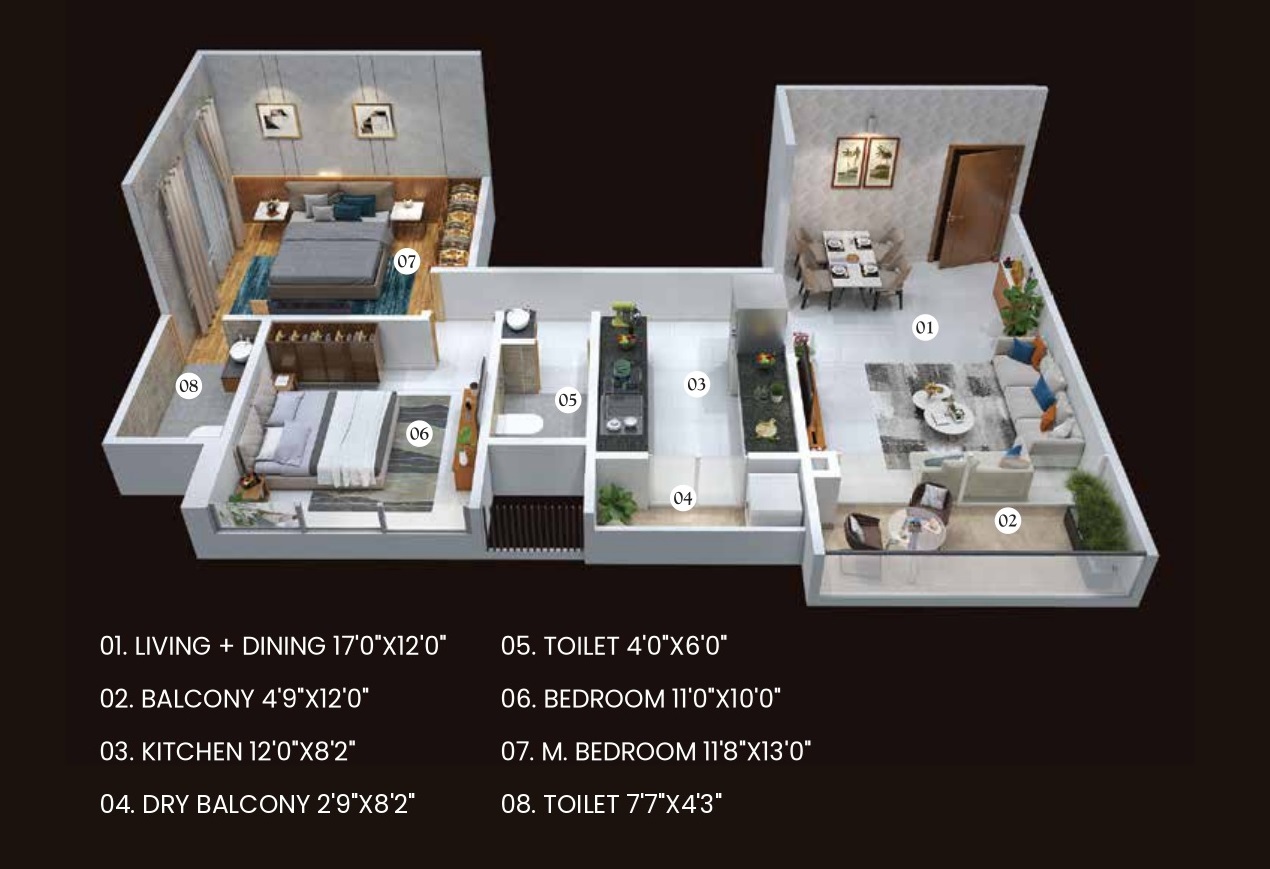 3DFloorPlan of Urban Front
