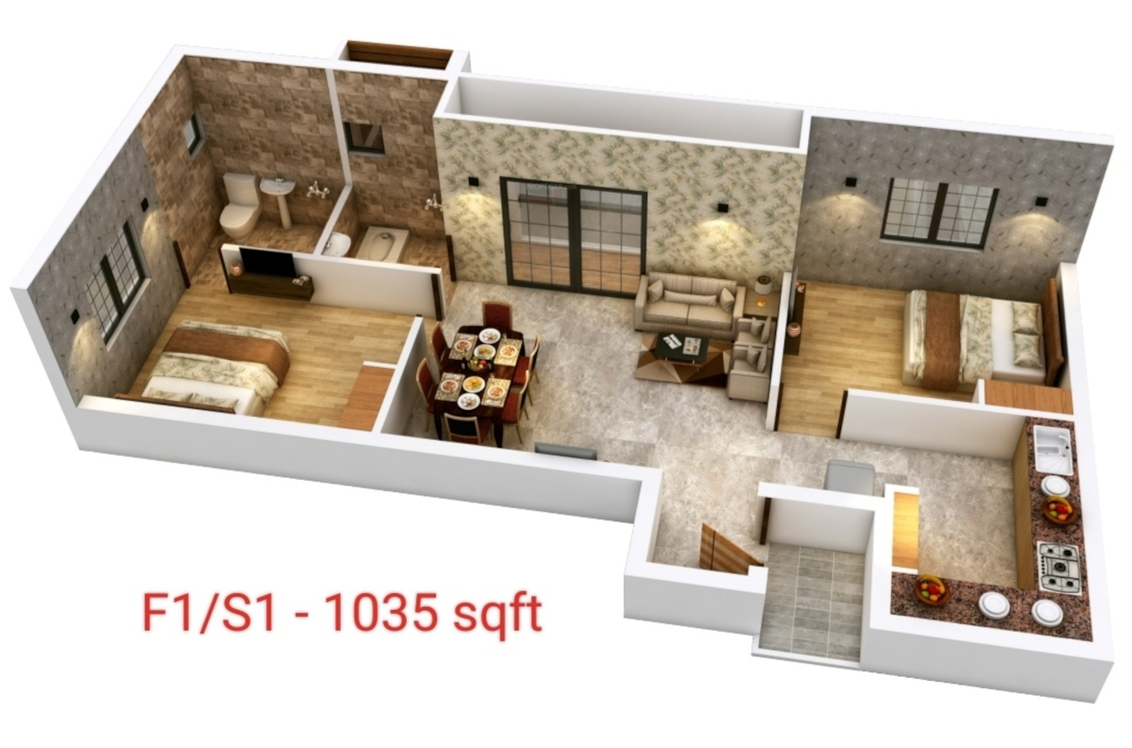 3DFloorPlan of AK Simpsonite