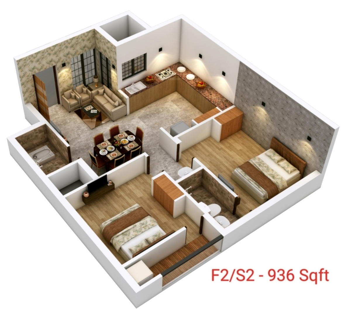 3DFloorPlan of AK Simpsonite