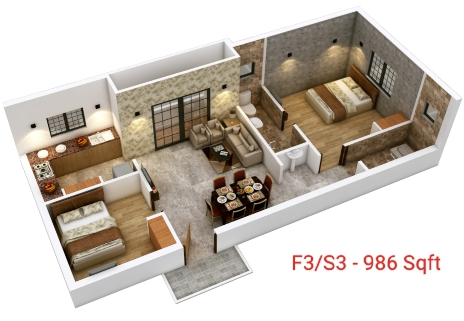 3DFloorPlan of AK Simpsonite