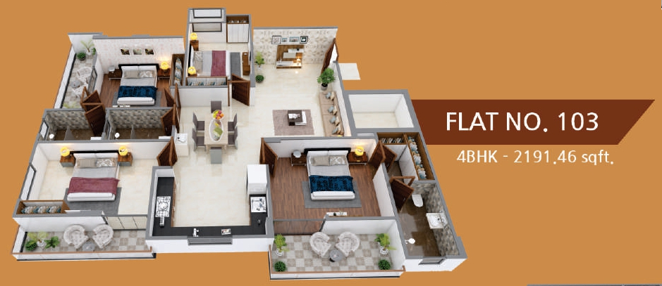3DFloorPlan of Shri BD Prime