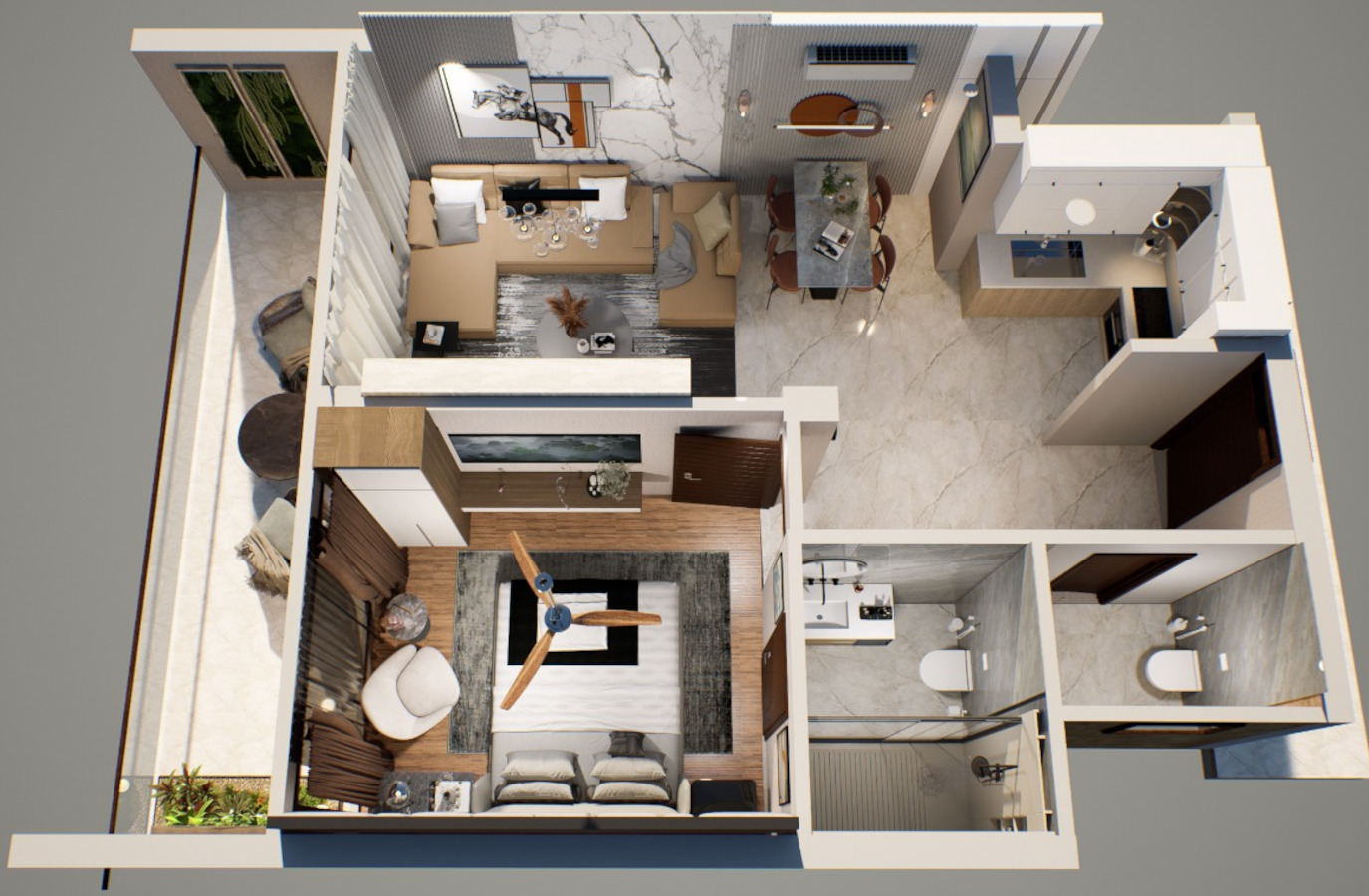 3DFloorPlan of Nestling Woods