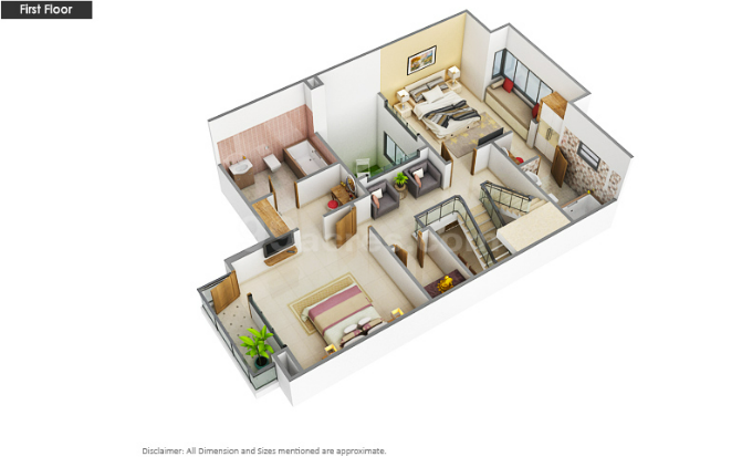 3DFloorPlan of Alark Signature Park