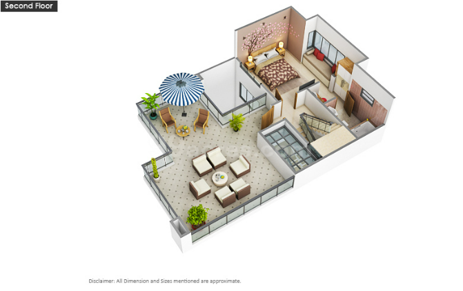 3DFloorPlan of Alark Signature Park