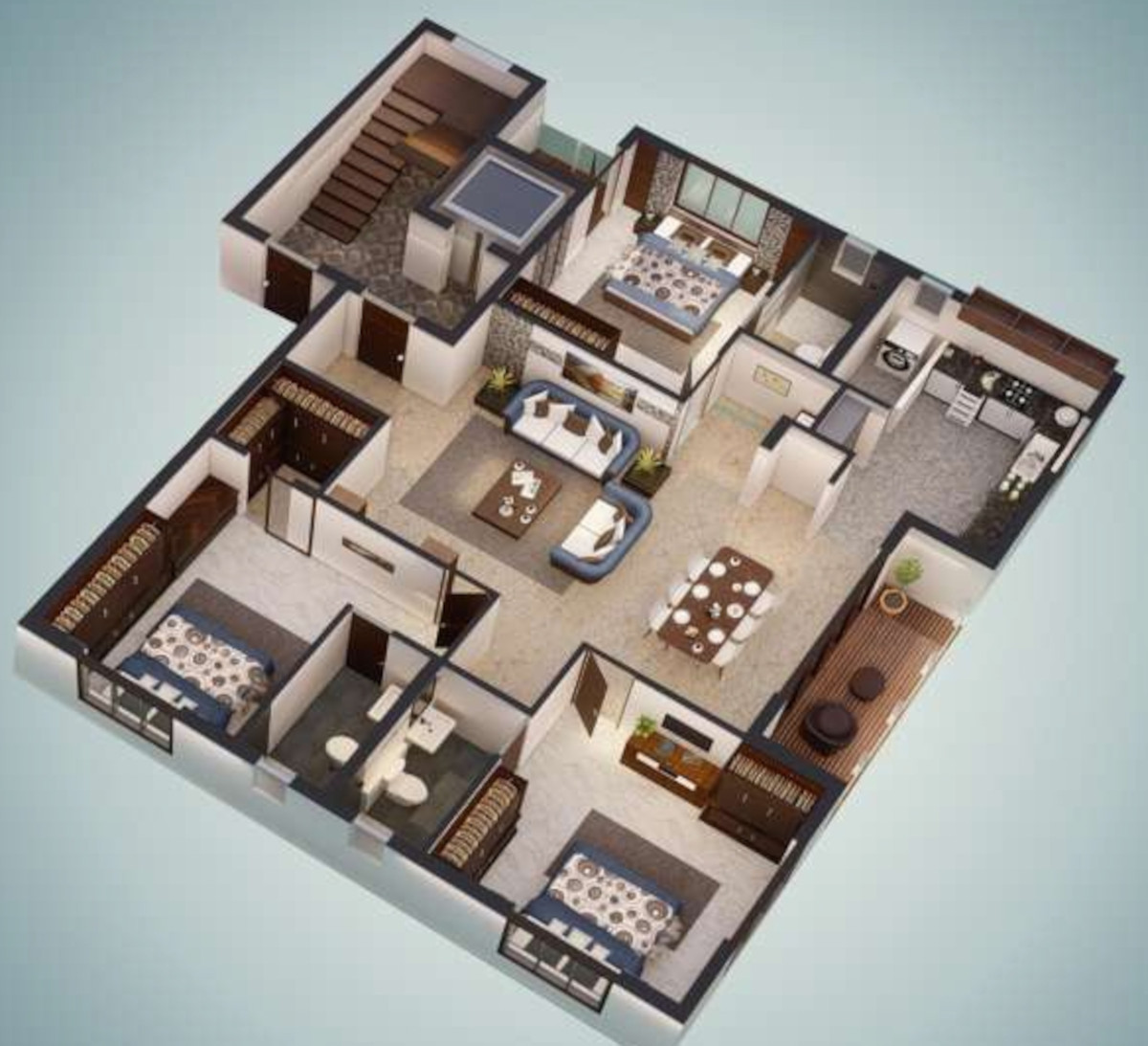 3DFloorPlan of Live Sapphire