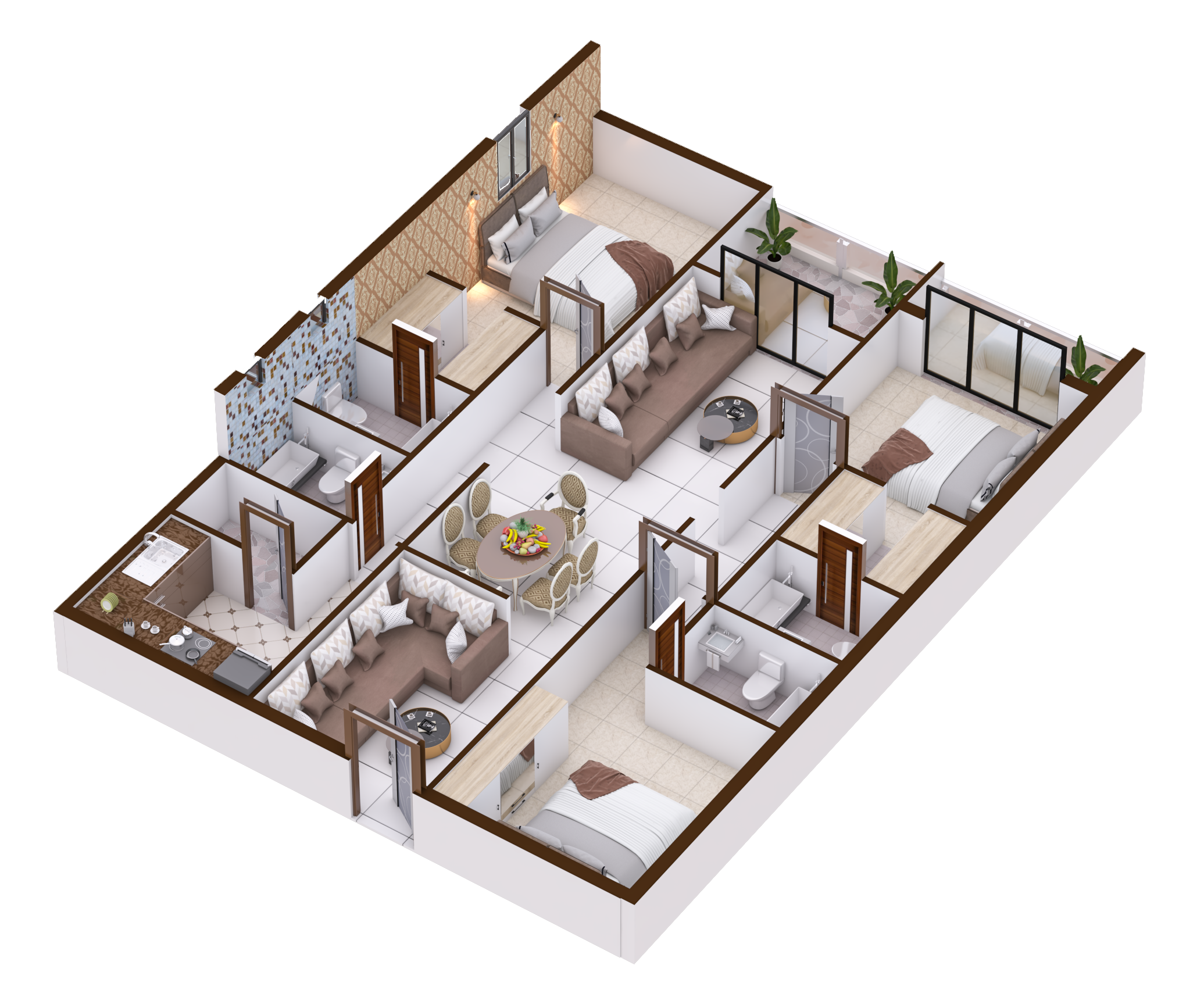 3DFloorPlan of BSA Enclave