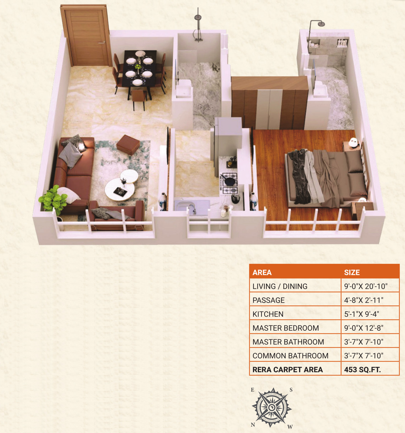 3DFloorPlan of Satyadeep Hareshwar Pride