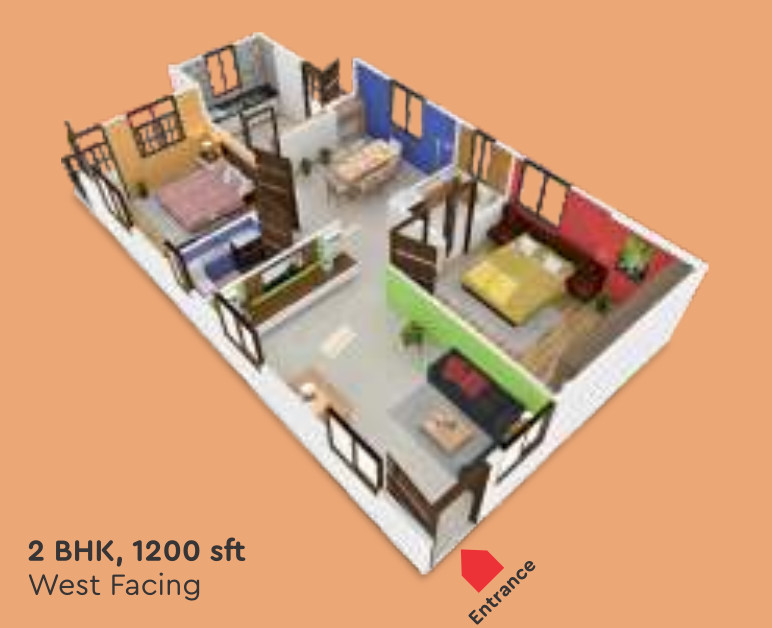 3DFloorPlan of Primark Cygnus Block B