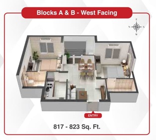 3DFloorPlan of KG House Of Champions