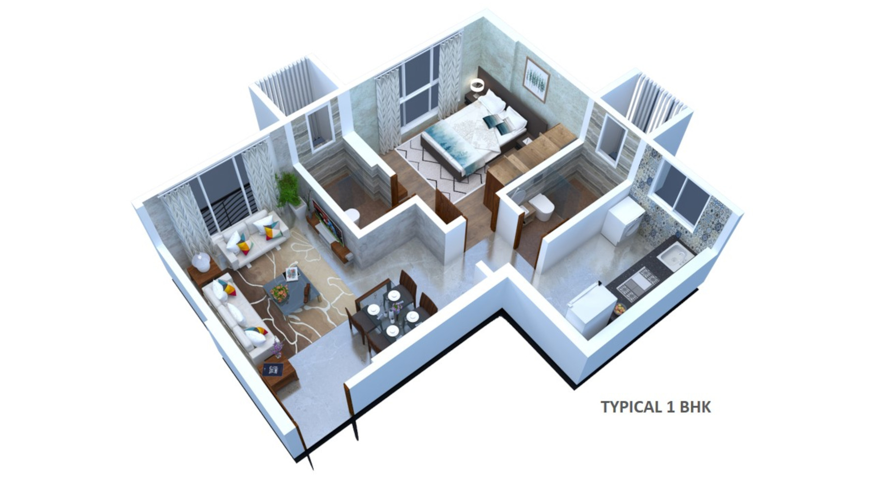 3DFloorPlan of Harsh Tulip