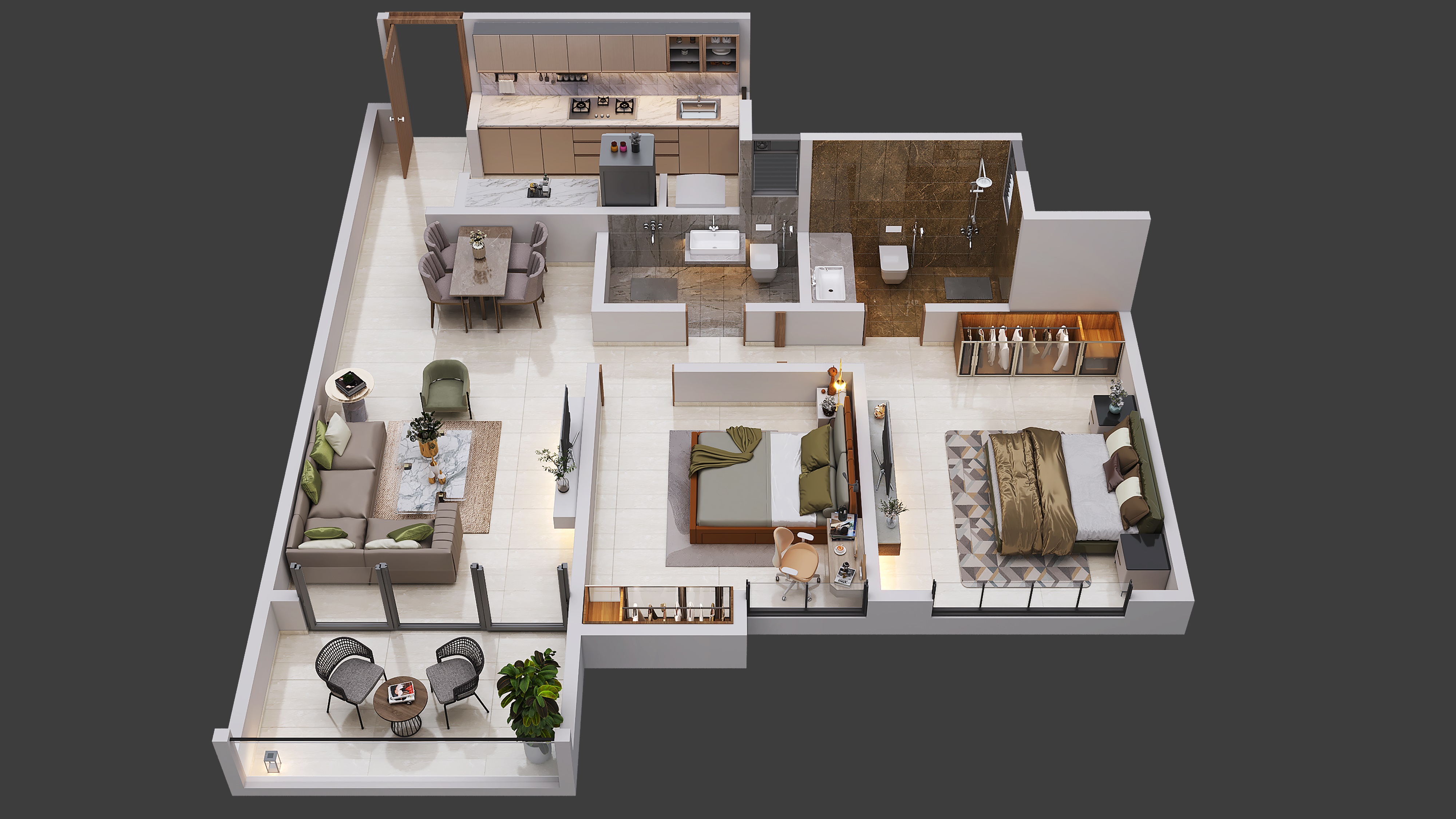 3DFloorPlan of Neco Park Central