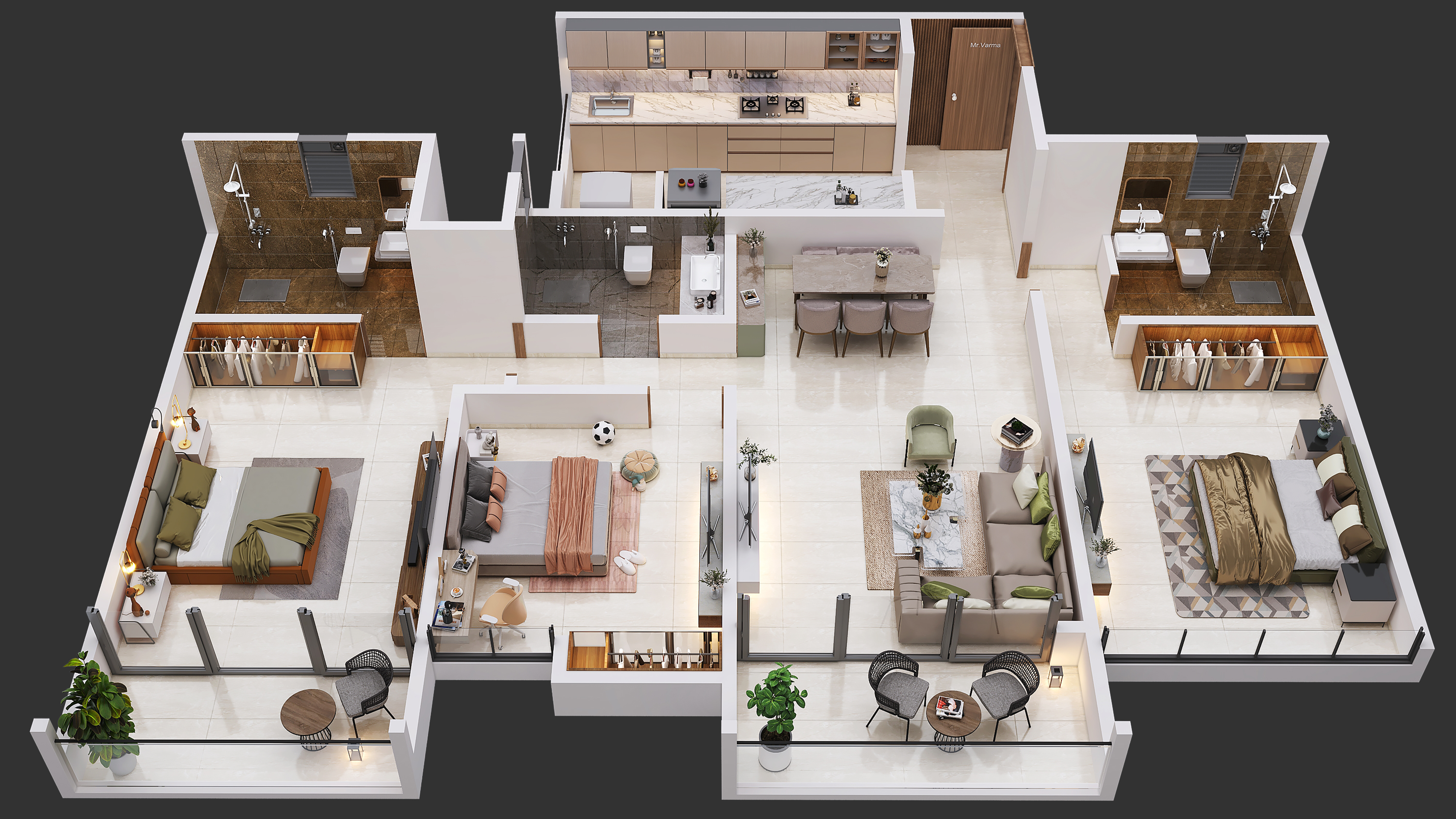 3DFloorPlan of Neco Park Central