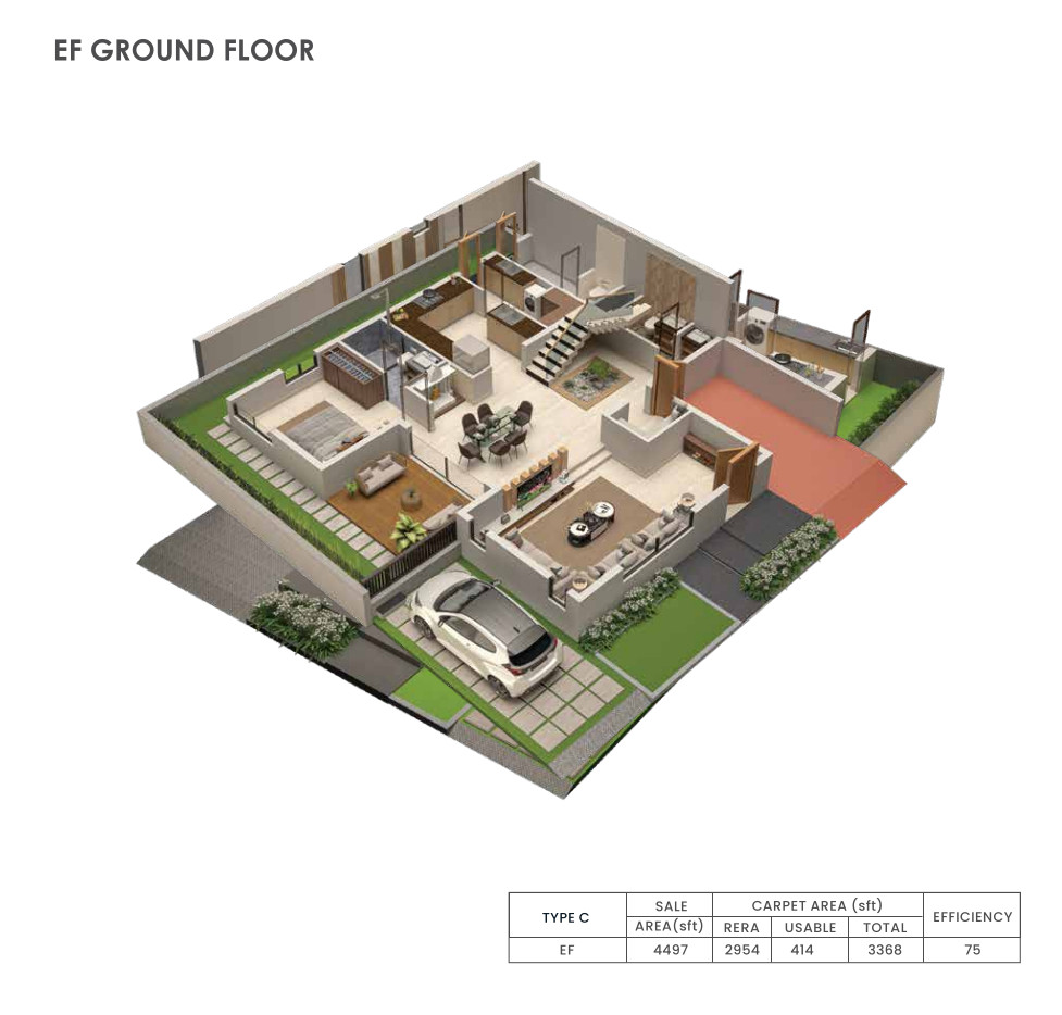 3DFloorPlan of Nambiar Ellegenza Phase II