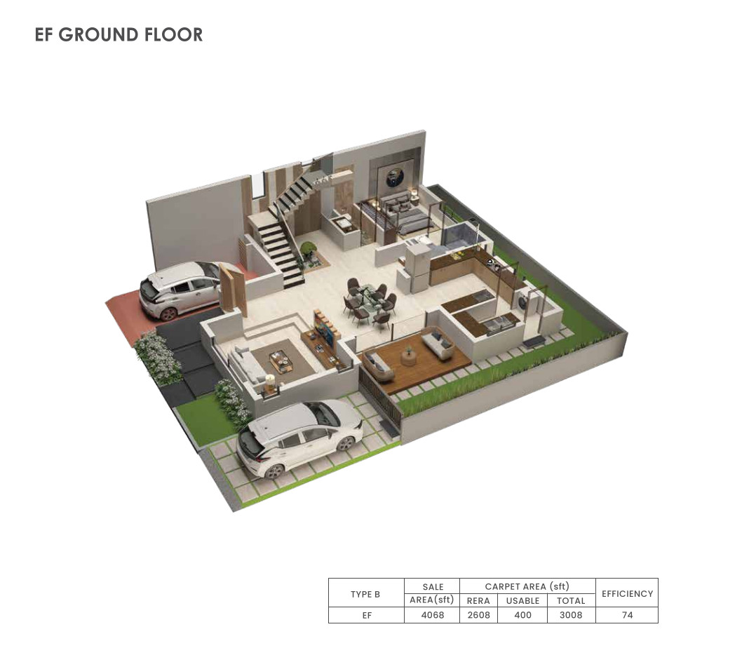 3DFloorPlan of Nambiar Ellegenza Phase II