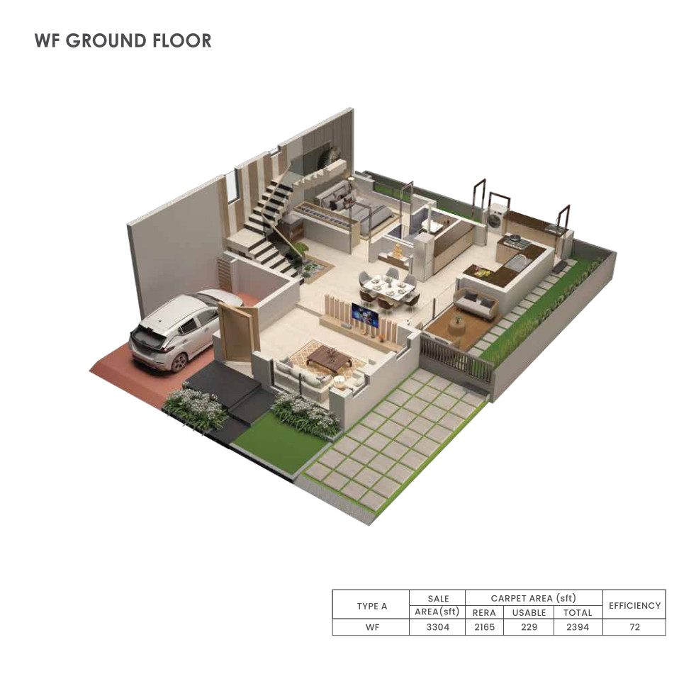 3DFloorPlan of Nambiar Ellegenza Phase II