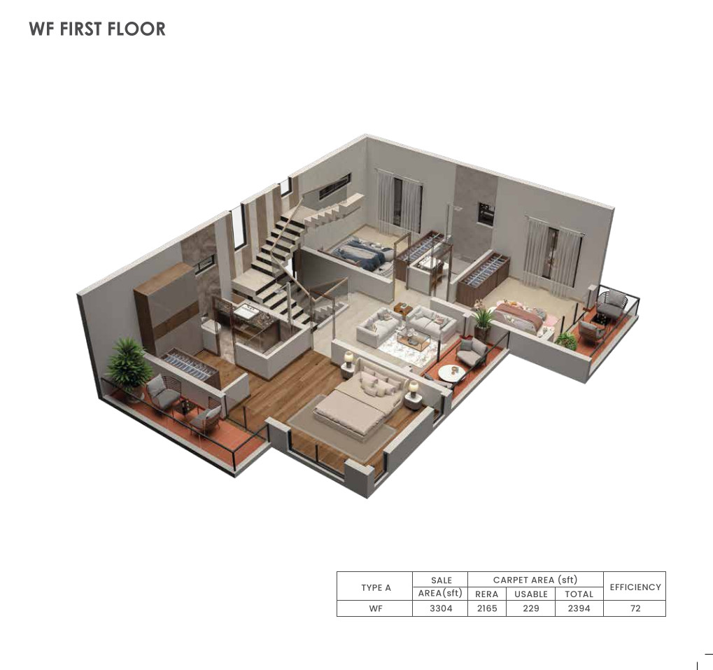 3DFloorPlan of Nambiar Ellegenza Phase II