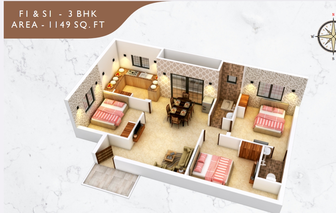 3DFloorPlan of AK Amazonite