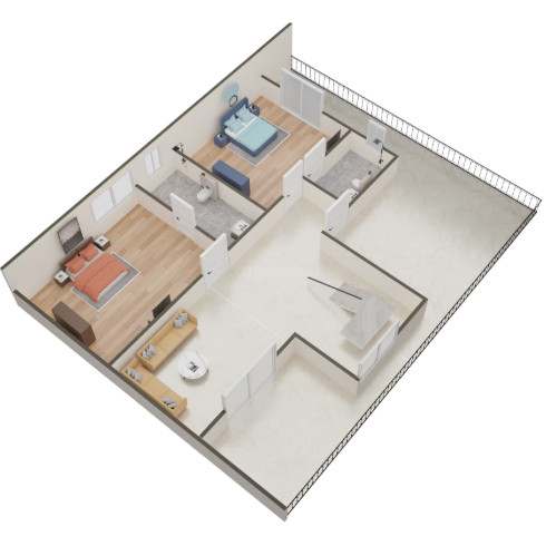 Upper Level Duplex Plan Upper Level Duplex Plan