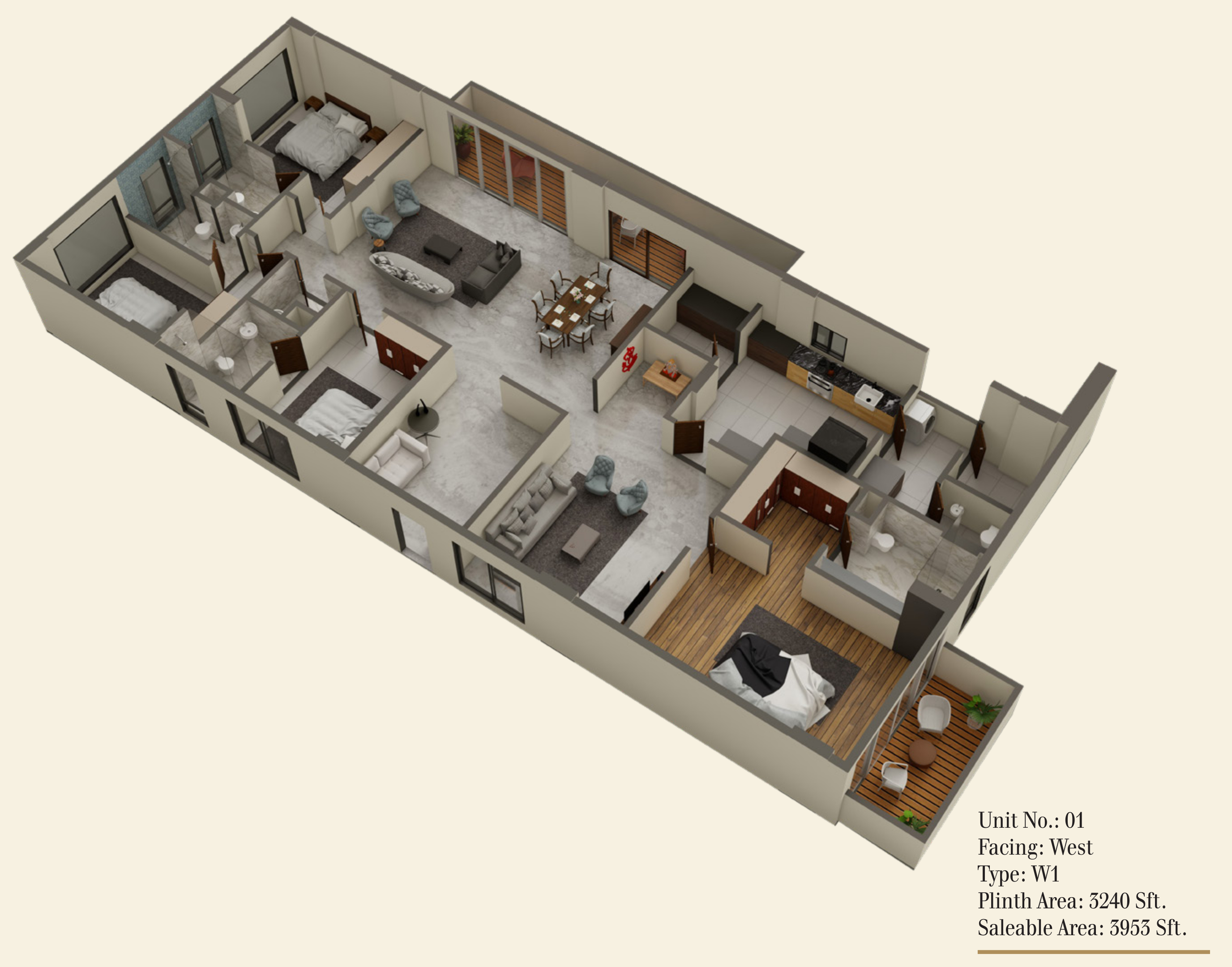 3DFloorPlan of Northstar SP Palacio