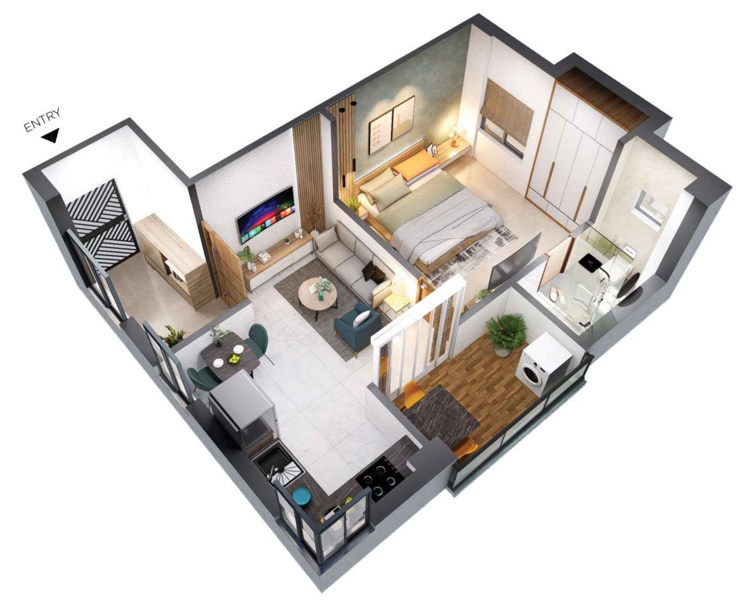 3DFloorPlan of Surnag Ratna Heritage
