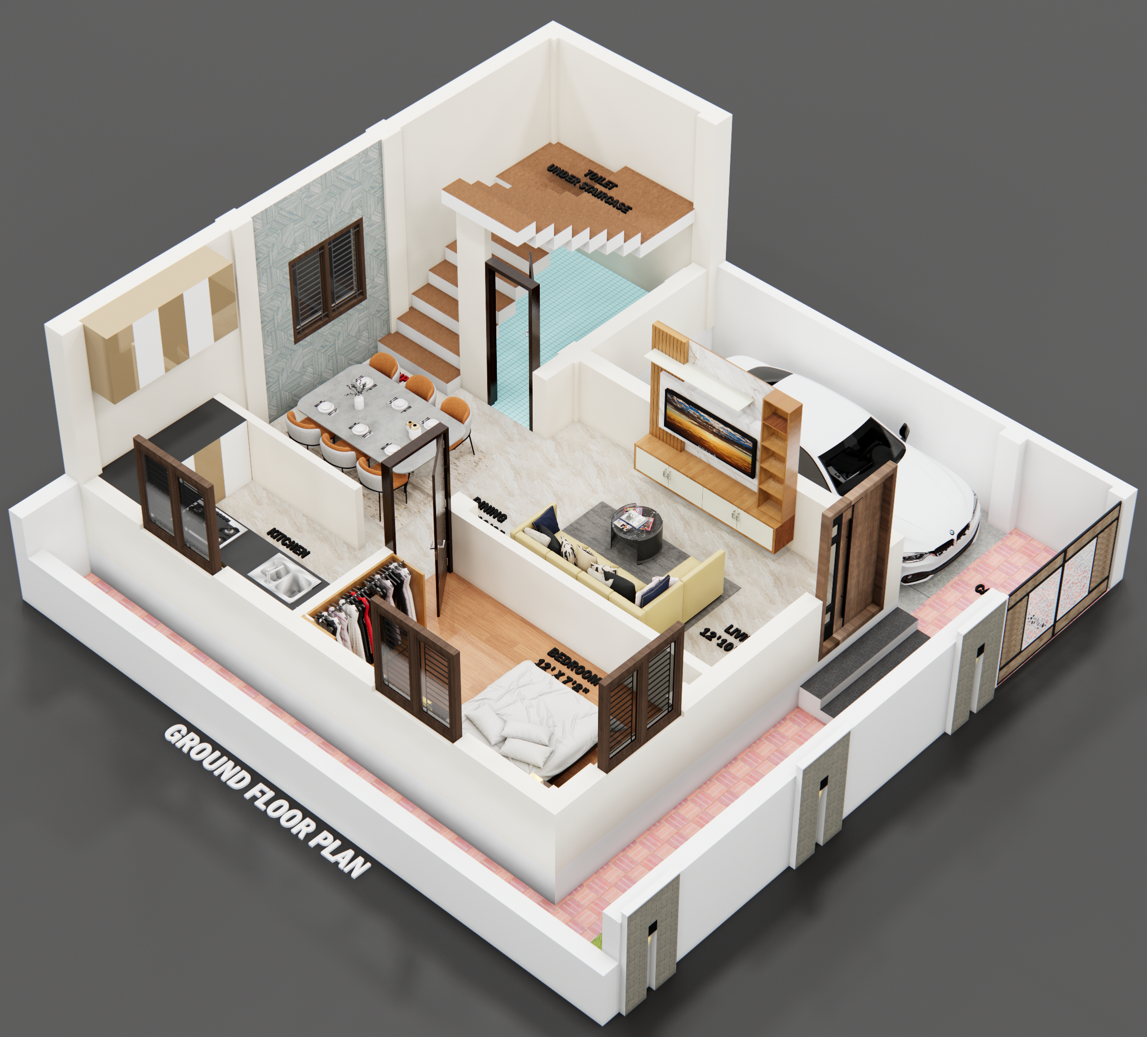 3DFloorPlan of Vijay Castle