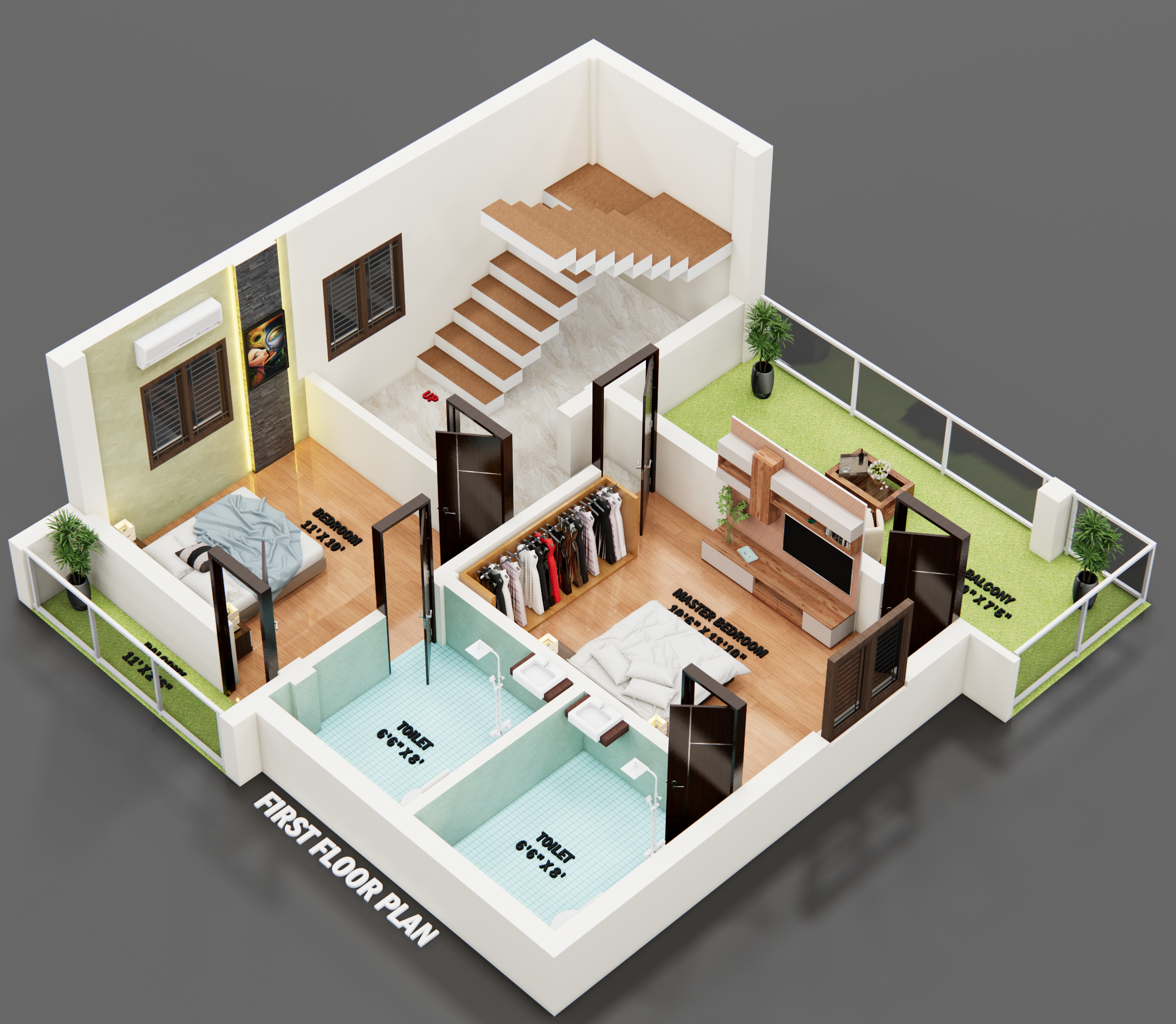 3DFloorPlan of Vijay Castle