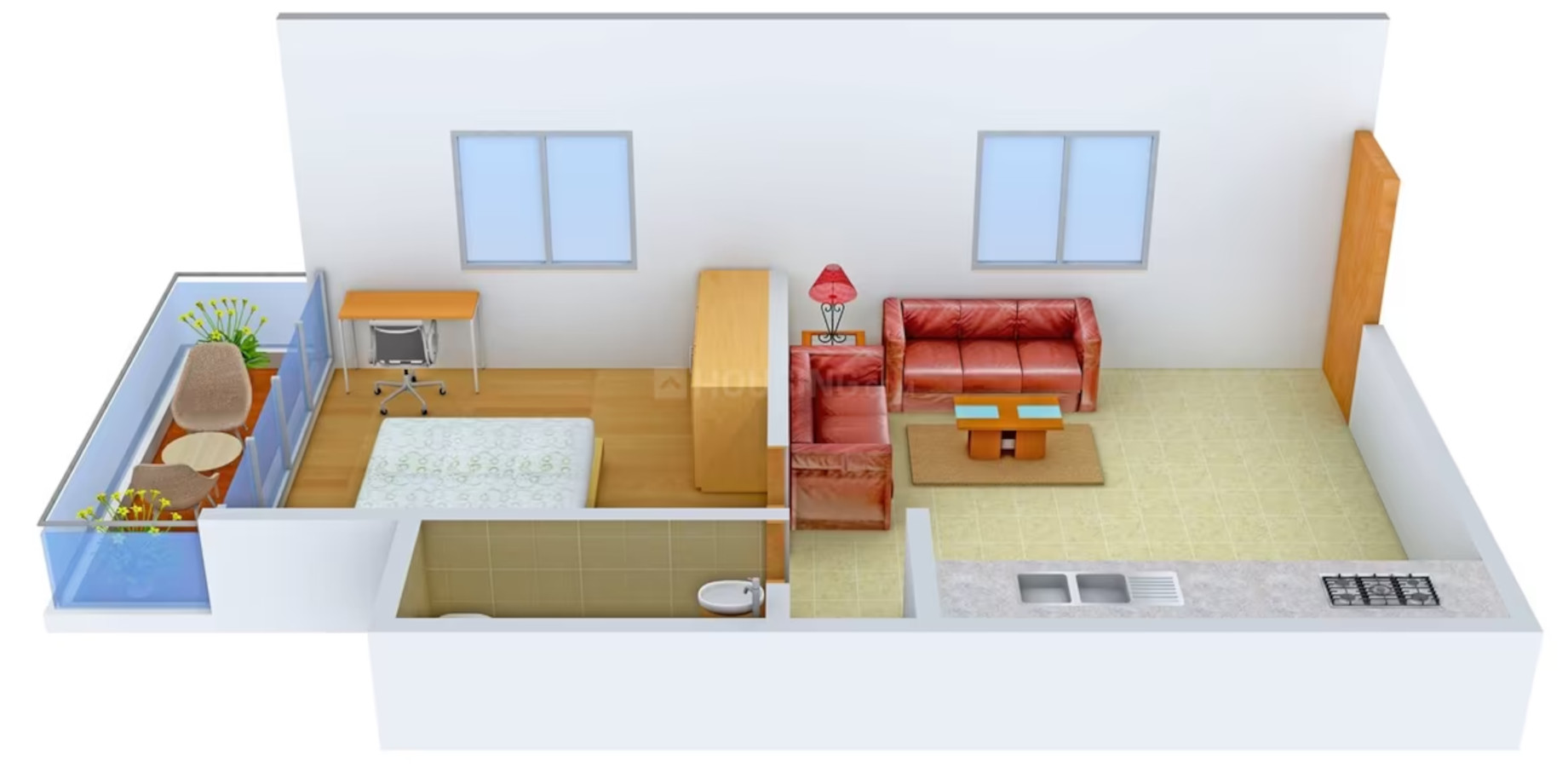 3DFloorPlan of Lonica Sundale Complex