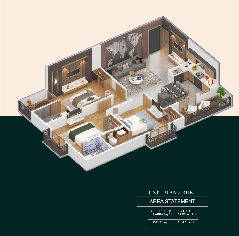 3DFloorPlan of Hamsa Evara