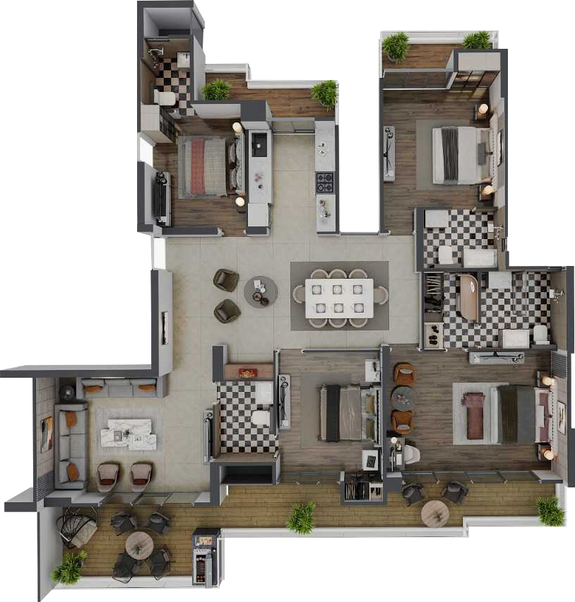 3DFloorPlan of Aurum Alumni Accord