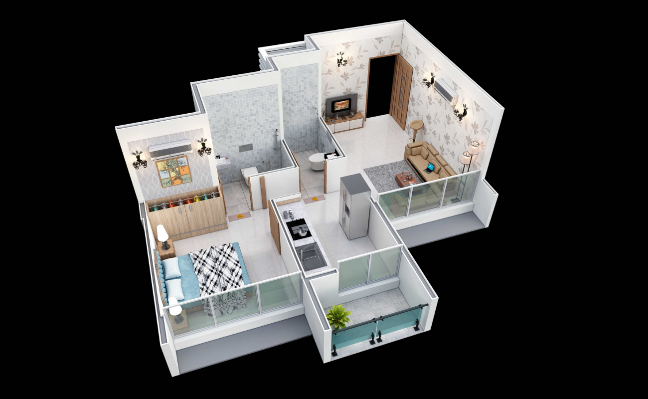 3DFloorPlan of LK Avanti